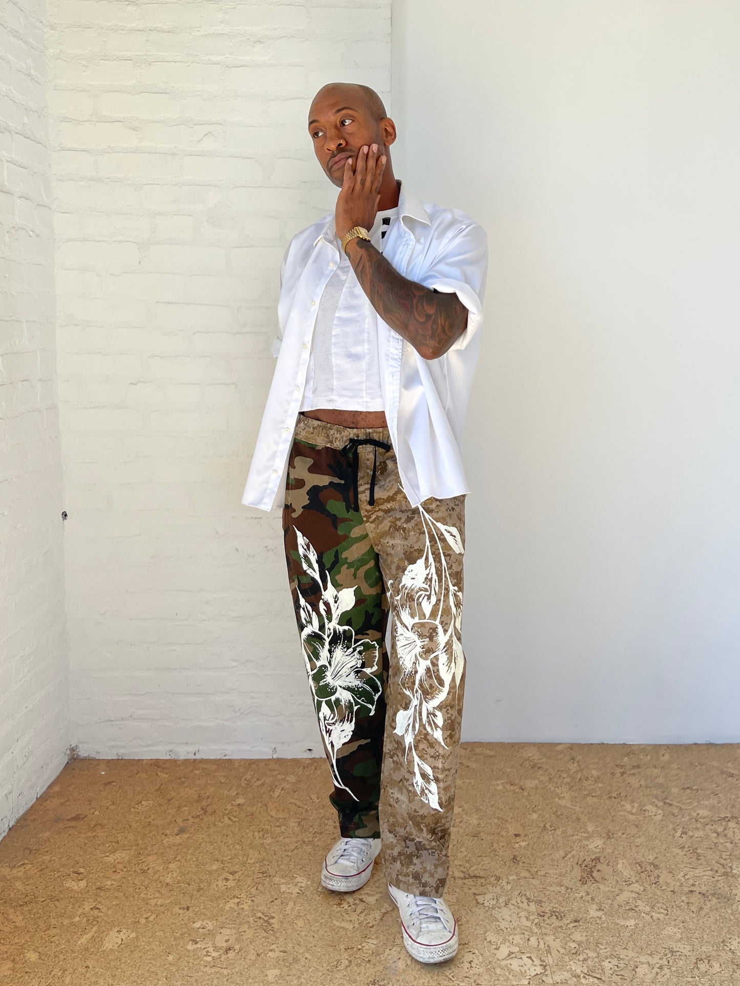 THE GAT PRINTED RAILROAD PANT