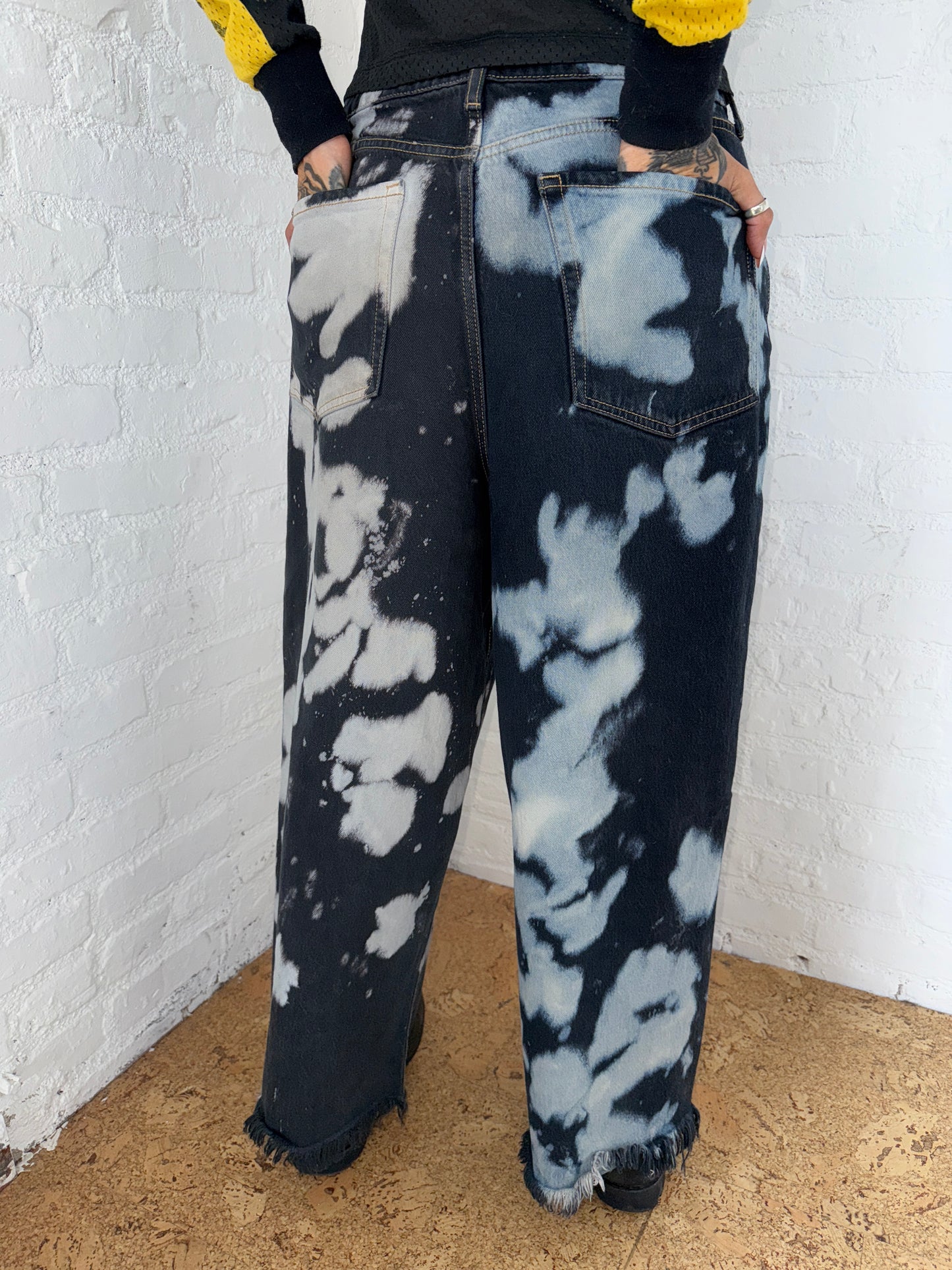 DENIM WIDE LEG PANT