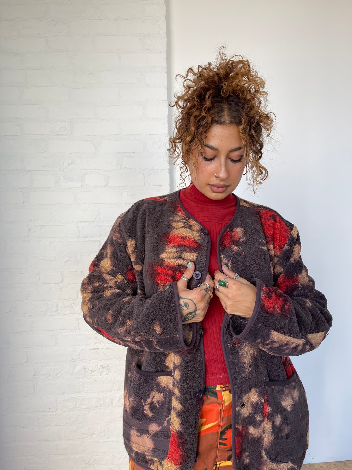 THE TIE DYE TOWEL JACKET