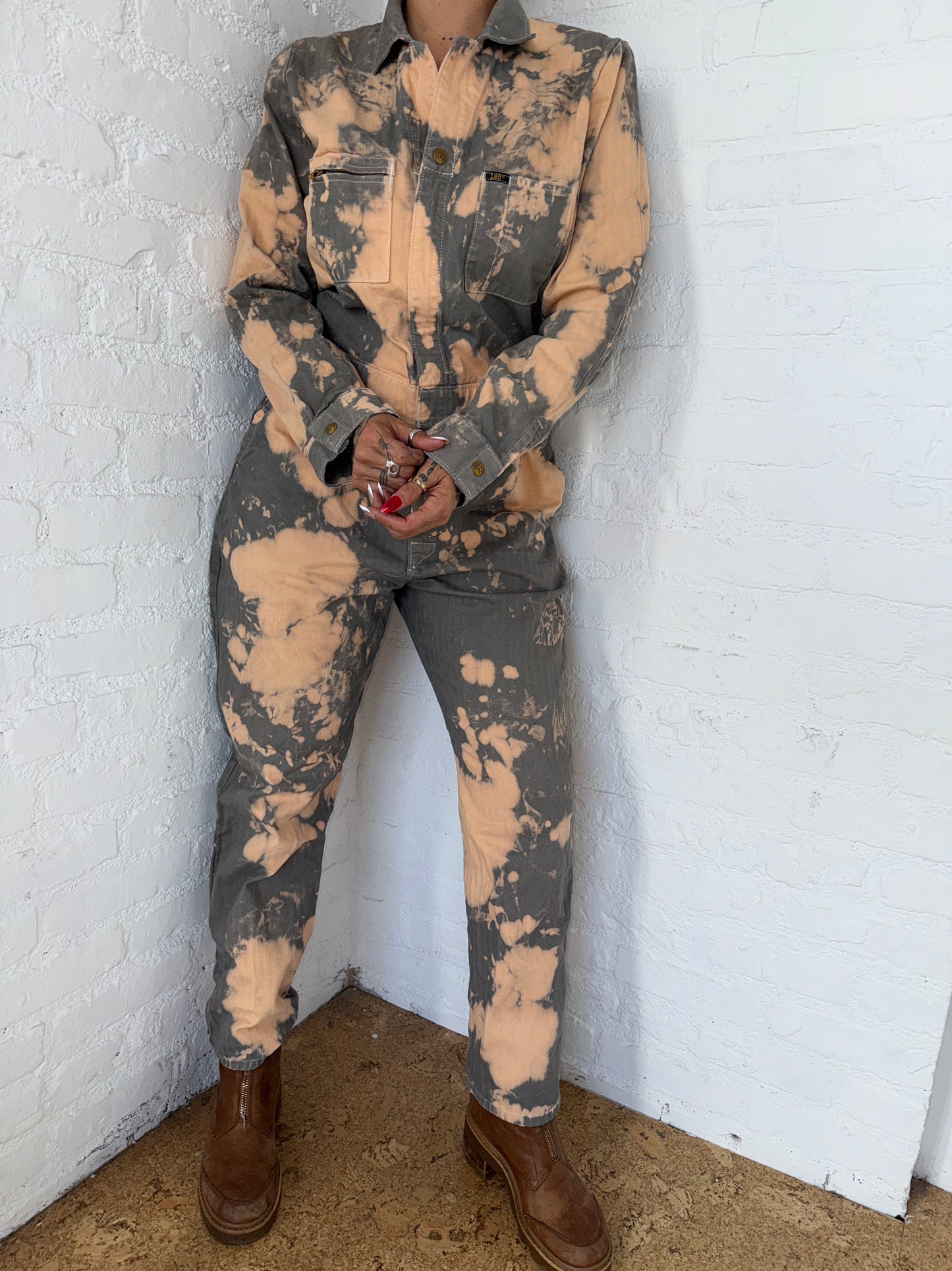 COLD STONE TIE DYE COVERALL