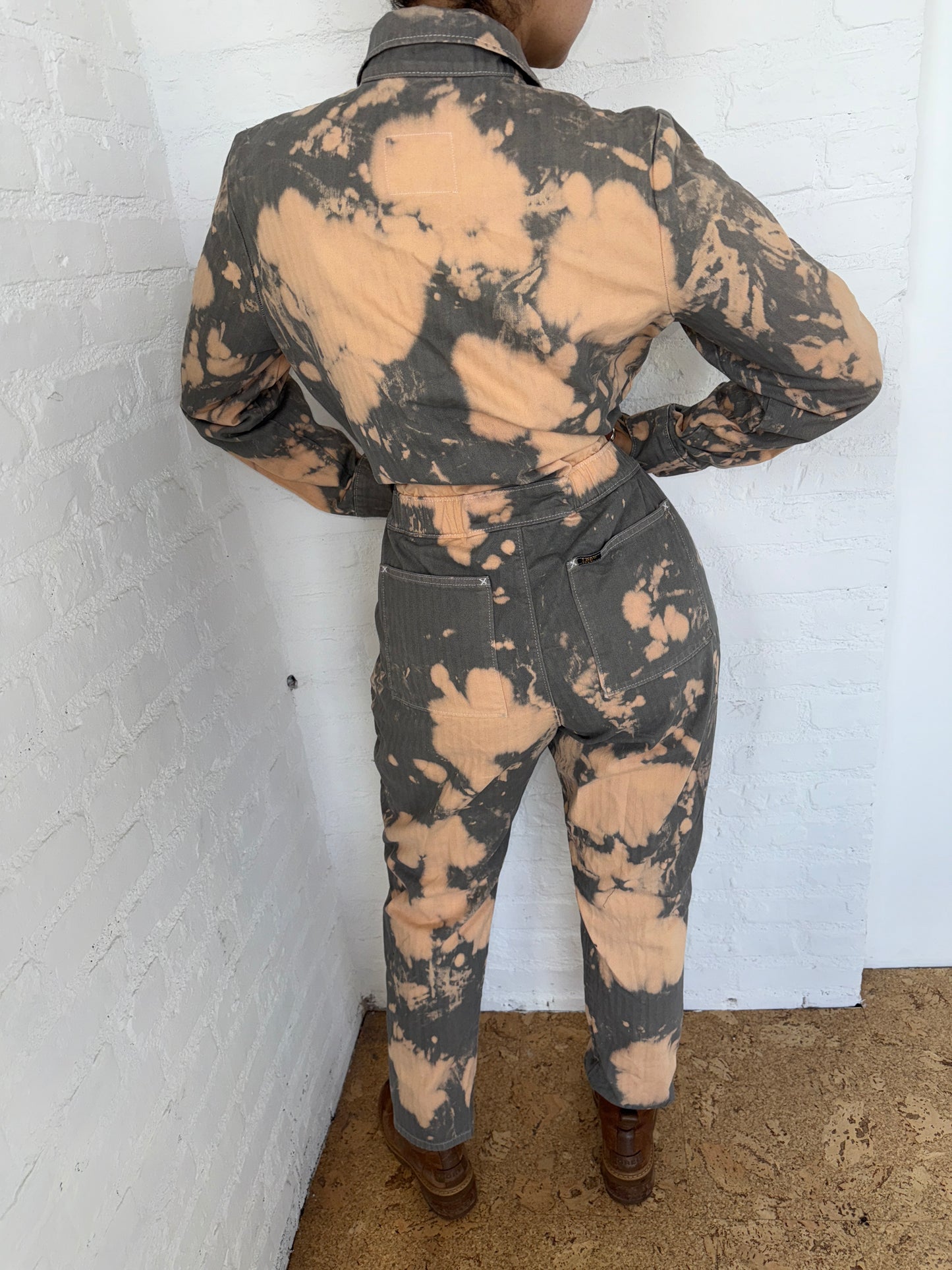 COLD STONE TIE DYE COVERALL